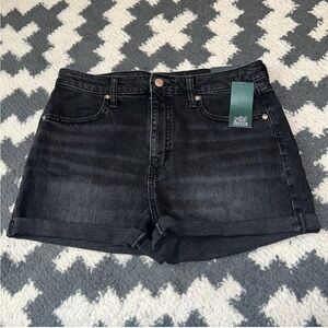 Wild Fable Black Denim High Rise Shorts